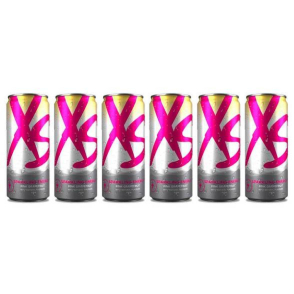 XS™ Energy Drink Pink Grapefruit - Pack of 6 - Image 2